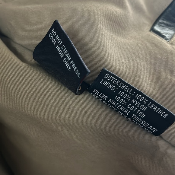 Wilsons Black Leather Thinsulate Ultra Lined Jacket - Picture 10 of 16